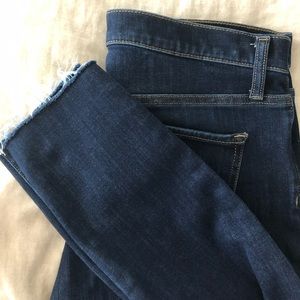 BANANA REPUBLIC premium skinny jeans, raw hem, 29L